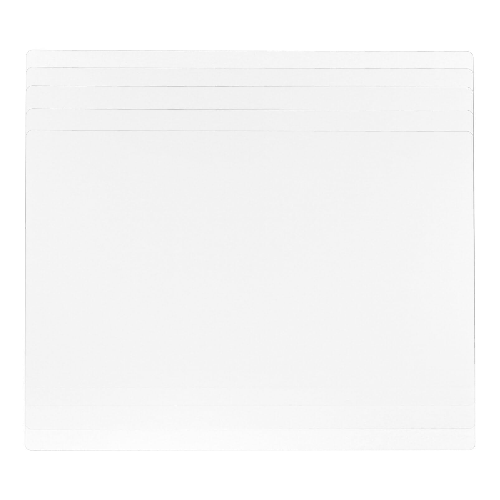 Bloc-Notes A3 Transparent PP Lot de 5 Feuilles Planchette Antidérapante Bureau École
