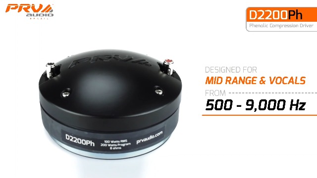 Amazon.com: PRV AUDIO Compression Driver D2200Ph - 2 Inch Exit