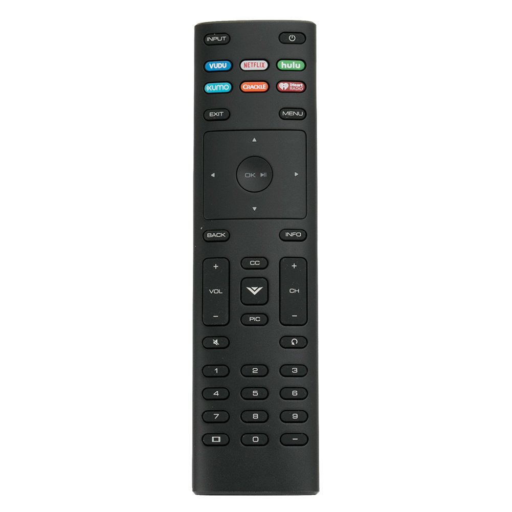 ZdalaMit New Remote Control XRT136 with Hulu Netflix XUMO iheart VUDU App fit for Vizio TV D55-F2 D50f-F1 D24f-F1 D43f-F1 D32f-F1 P75-F1 d32h-f4