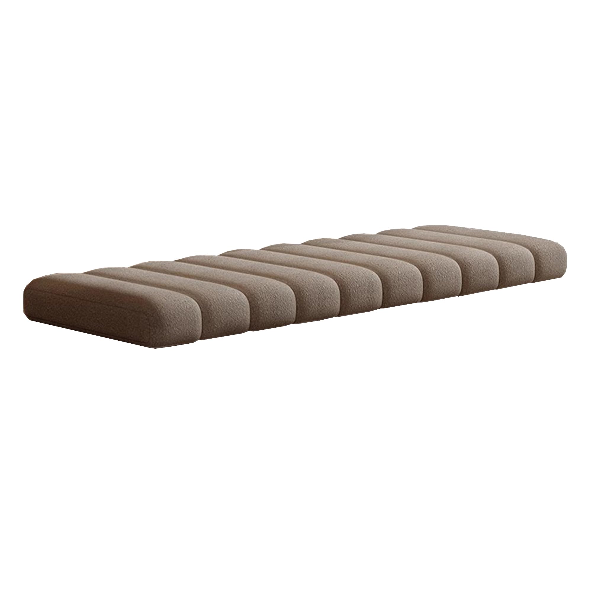 Cojín para asiento de interior antideslizante para sofá con almohadilla lavable para mecedora, banco de zapatos, alfombrilla para silla de comedor (180 x 40 x 4,5 cm)