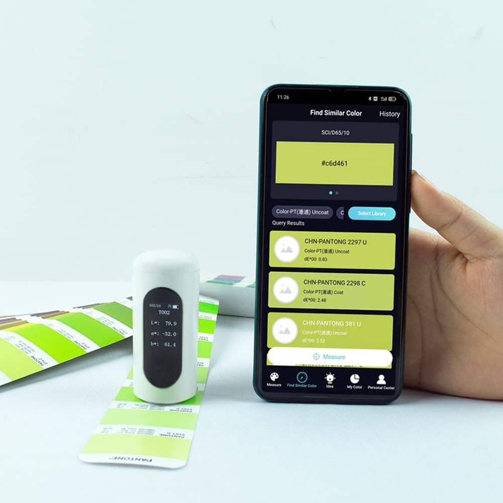 Mini-Farbmessgerät digitaler Farbanalysator Farbwerte messen vergleichen speichern