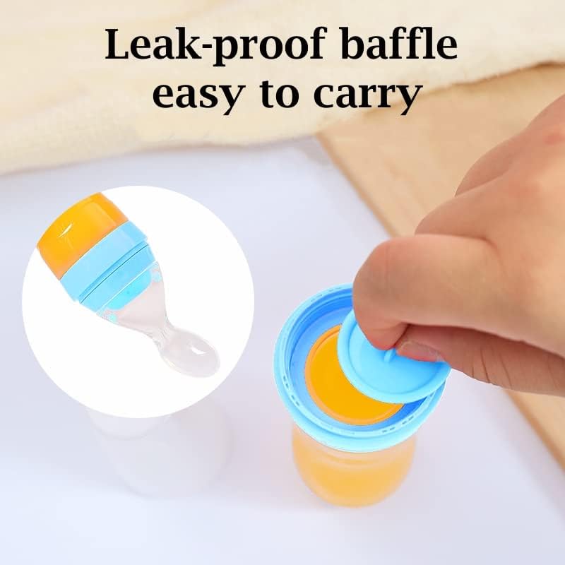 Miniatura 6 de SIQITECHNO Taza de alimentación para beber con cepillo Control de flujo Alimentador líquido Taza de disfagia para gachas de agua Sopa Líquido Bebida