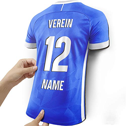 Elbeffekt Trikotlampe für Schalke Fans aus Holz - personalisierbares Geschenk - schenke dein individuellen Schalke Fanartikel aus Echtholz Cover