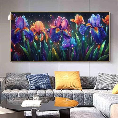Cristal painting complet grand format 70x140cm : broderie diamant de haute précision