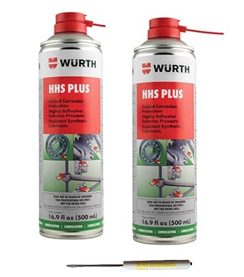 Smilyeez Listing for Wurth HHS Plus High Pressure Resistant Semi-Synthetic Oil with Pocket Screwdriver (2 Cans)