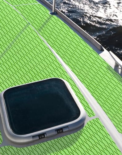 Image of Hjdeck Universal Sufboard Pad EVA Foam Boat Flooring 31.5 inchx21.6 inch Non-Slip Deck Grip Mat Marine Carpet for Yacht Boat Kayak Decking Golf Cart