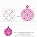 Diamond Christmas Ornament Stencil - Holiday Stencil, Holiday Wall Decor, Versatile for All Your Christmas Crafting Needs