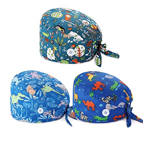 Myralice womens mens cotton fabric cap working hat with button sw…