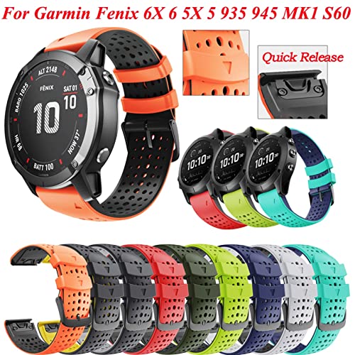 Bracelet en silicone Garmin Fenix 6 5 Forerunner lot de 26 rechanges GUMMMY Correa