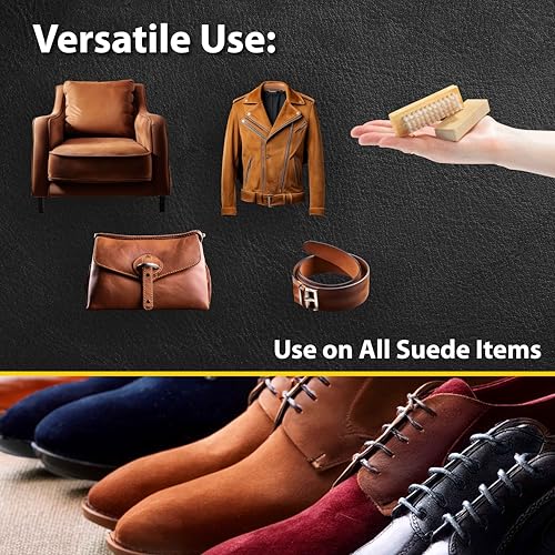 Fiebing'S SCKT00B001Z Suede Shoe Cleaner Kit - Includes Nylon Bristle Brush & Dry Cleaning Bar For Suede & Nubuck - Color Safe Stain Eraser Remove Marks, Restore Nap Finishes On Suede Shoes, Boots thumb #8