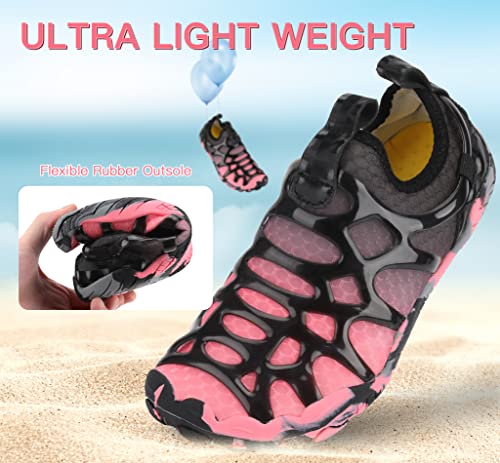 SIPUHK Womens Mens Water Shoes Quick Dry Slip-on Barefoot for Swim Surf Diving Beach Pool Aqua Sports Walking Yoga2