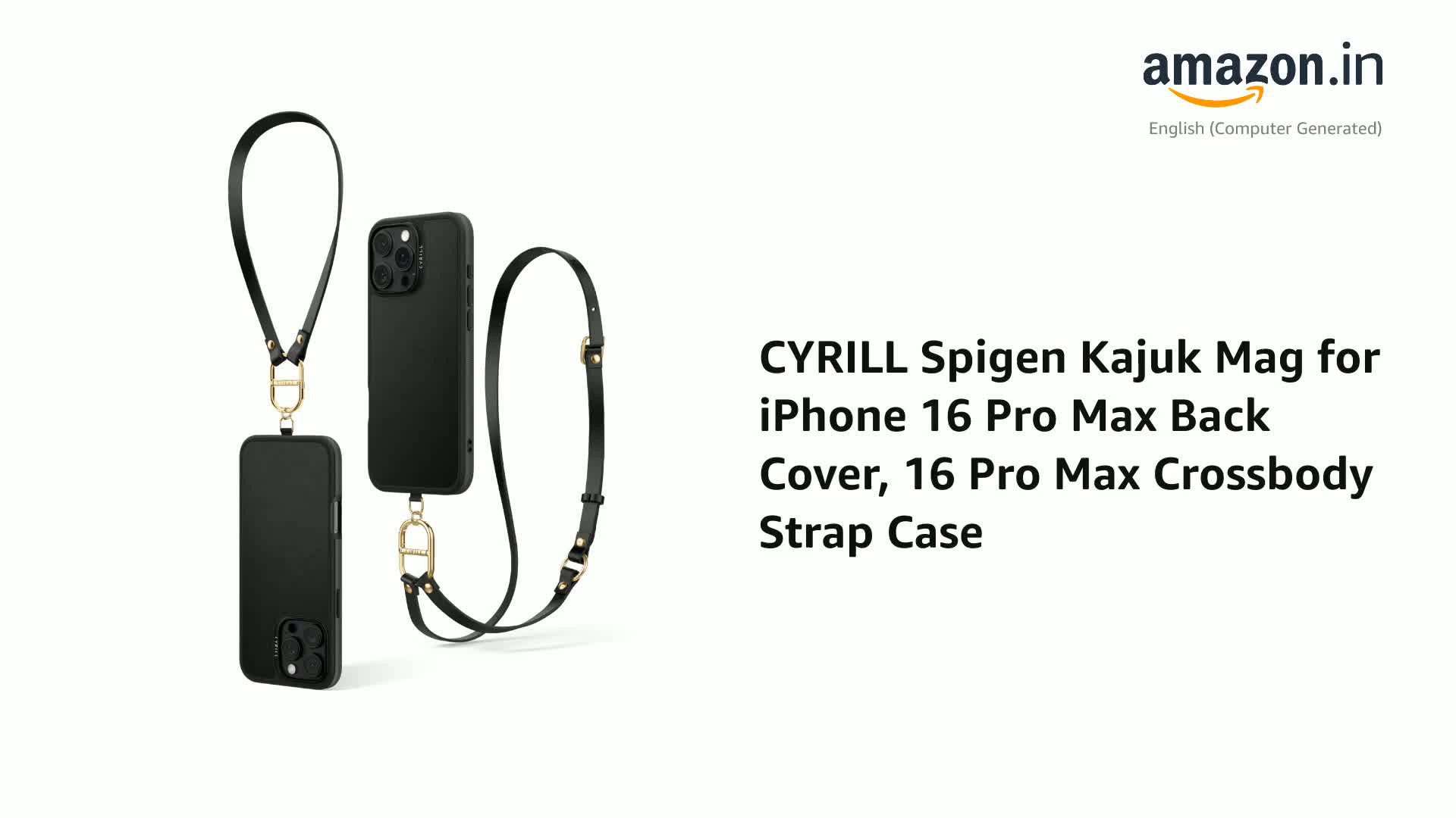 CYRILL Spigen Kajuk Mag for iPhone 16 Pro Max Back Cover, 16 Pro