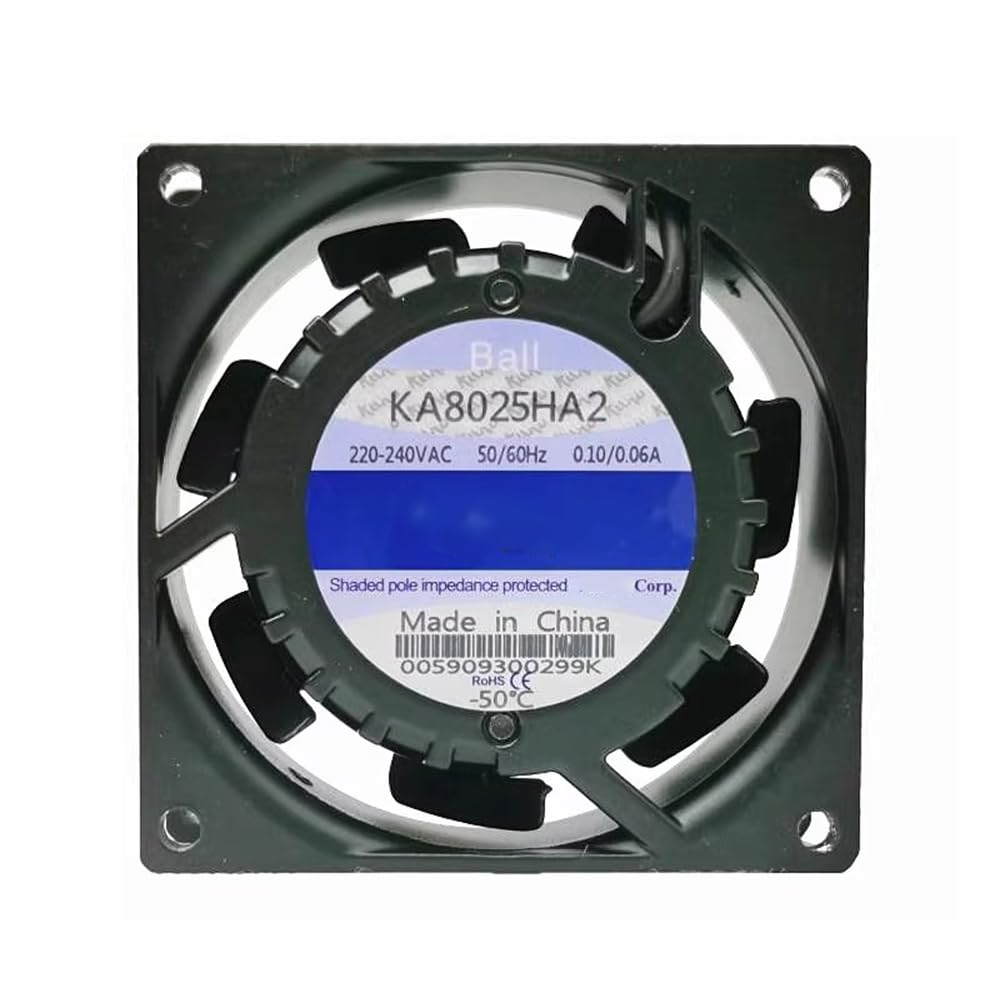 Ventilador de refrigeración 80x80x25mm AC240V para cuadro eléctrico KAKU 4