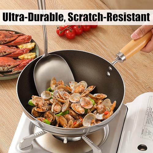 Wok titanium con tapa antiadherente 9.45 pulgadas miniatura 5