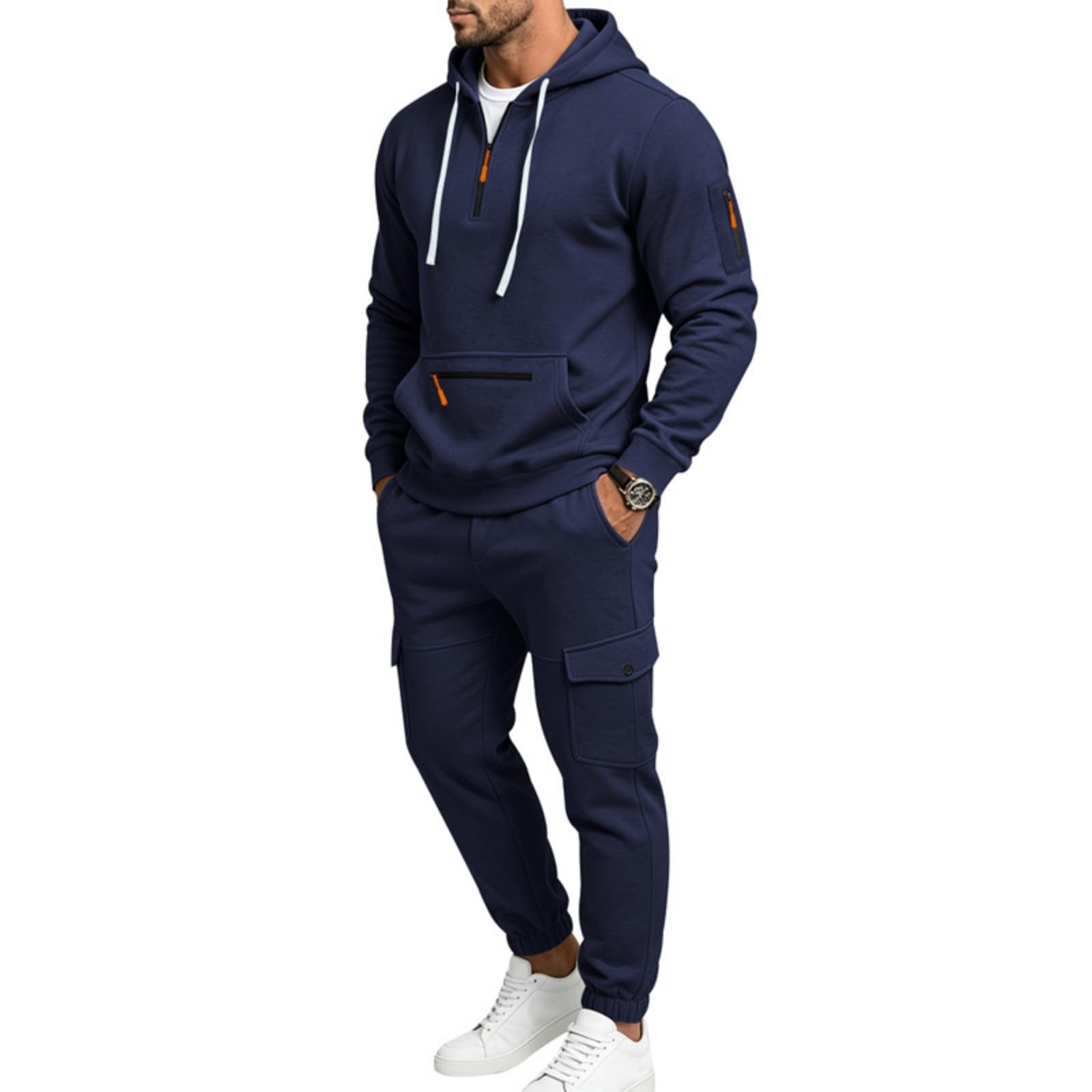 Jogginganzug Herren Joggen Men Sportanzug Fußball Sportset Training Clothes