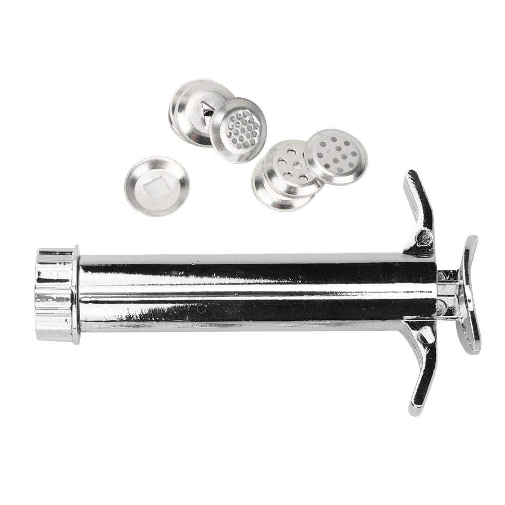 Clay Extruder, Stainless Steel Sugar Paste Extruder Cake Fondant Decorating Tool Set, Fondant Ceramics Pottery Clay Extruders Mixers Sculpture Craft Clay Modeling Tool, Silver
