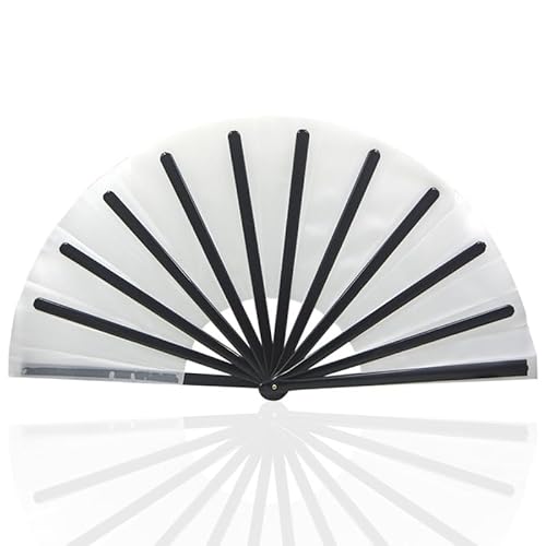 Abanico de manipulación profesional, trucos mágicos, accesorios de mago profesional, ventilador mágico, espectáculo, ilusiones, trucos, accesorios de producción (negro)