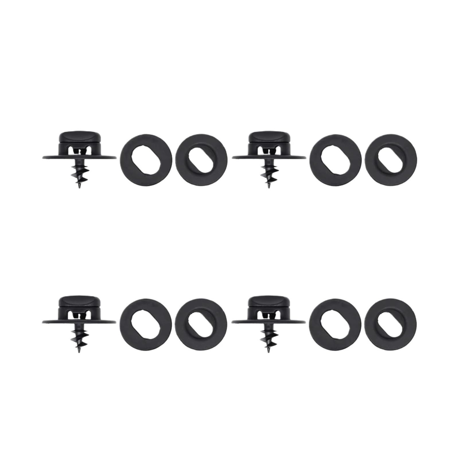 KXFVYNE 4 Kit Car Floor Mat Clips Retention Holders Grips Carpet Buckles Anti Skid Fastener Trims Rivet Styling