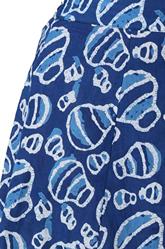 Image of POPWINGS Casual Bagru Printed A-Line Knee-Length Summer Skirt for Women | Ethnic