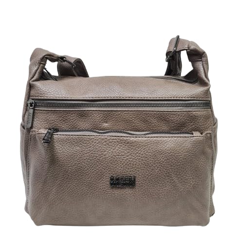 DIMENSIONI: Borsa a tracolla misura 31x27x12 cm, dimensioni ideali per uso quotidiano con spazio sufficiente per gli effetti personali