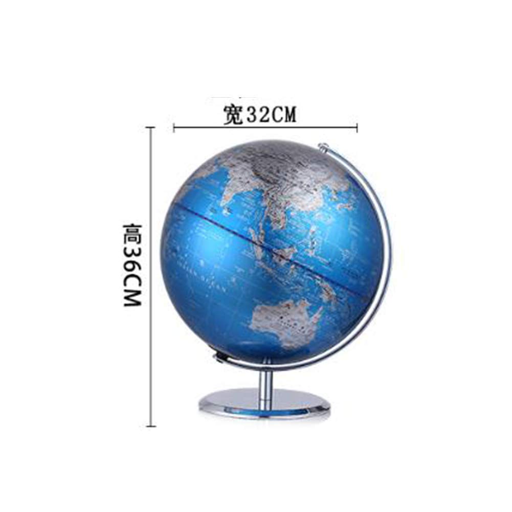 Globo Mini Globo di insegnamento della Lingua Inglese Studenti delle scuole elementari e Medie 30Cm HD Globi Decorazione Studio per Ufficio Decorazione Giocattoli educativi per l'aula