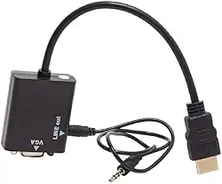 Cabo Adaptador Hdmi Para Vga Para Tv Pc Xbox360 Notebook Pc Ps3 Ps4 Projetor Adaptador Vídeo Para Notebook Tv Monitor Plug And Play Full Hd Premium