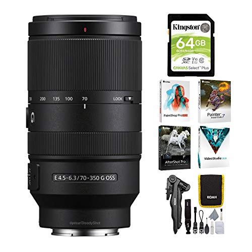 Amazon.com : Sony E 70-350mm F4.5-6.3 G OSS Lens Bundle with