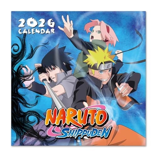 Grupo Erik Ǌ|J_[ 2026N - NARUTO - NARUTO - 2026 | ` 30 x 30 cm - 12 x 12C` EH[vi[ t@~[vi[ ԕ\ | ` ig  FBւ̃AjM