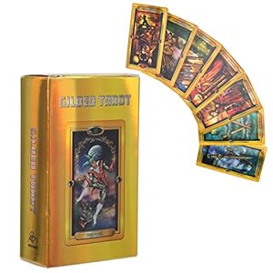 Tarot kaarten Engelse versies van 78 kaartenset Levendige afbeeldingen Onbekend Tarot Deck Interactief bordspel voor familie