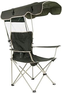 Silla Plegable Al Aire Libre para ProteccióN Solar MultifuncióN PortáTil Pesca Silla De Playa con Sombrero para El Sol