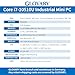 Glovary Fanless Industrial Mini PC, Core i7 10510U Embedded Box Computer, Rugged Linux Home Server, 8GB RAM 128GB NVMe SSD, 4K HD, 2 x Gigabit LAN, 2 x COM, 8USB Port