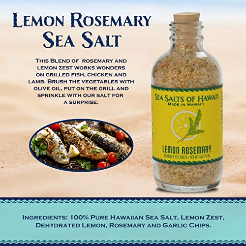 Sal marina hawaiana sabor limón y romero 4 oz miniatura 2