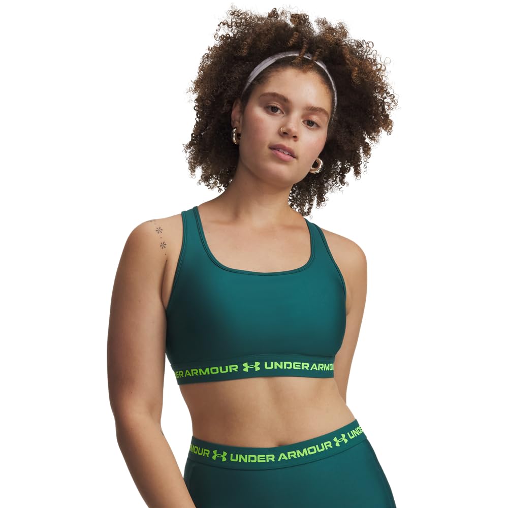 Under Armour Armour Mid Crossback Sport-BH, Damen Donna