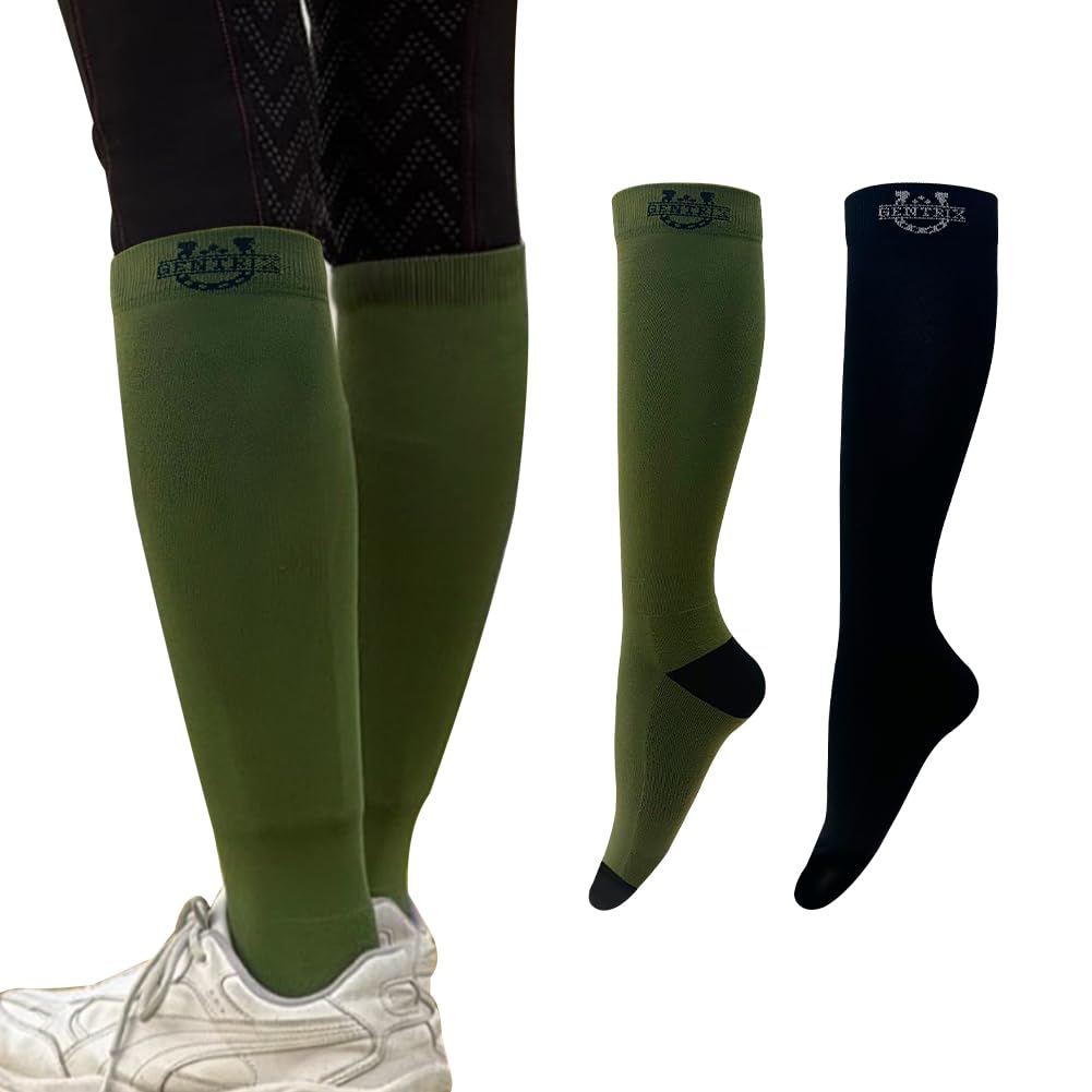 Equestrian Riding Socks- Durable, Anti-Slip Comfort Riding Socks Anti-Friction Design Ideal Stylish Running Socks