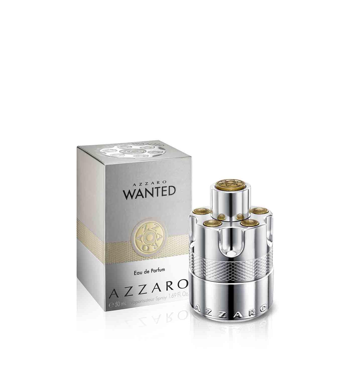 Azzaro Wanted Eau de Parfum Uomo, Profumo Uomo Intenso ed Energico, Fragranza Maschile dalle Note Aromatiche e Legnose, Con Bacche di Ginepro, Salvia e Vetiver, A Lunga Durata
