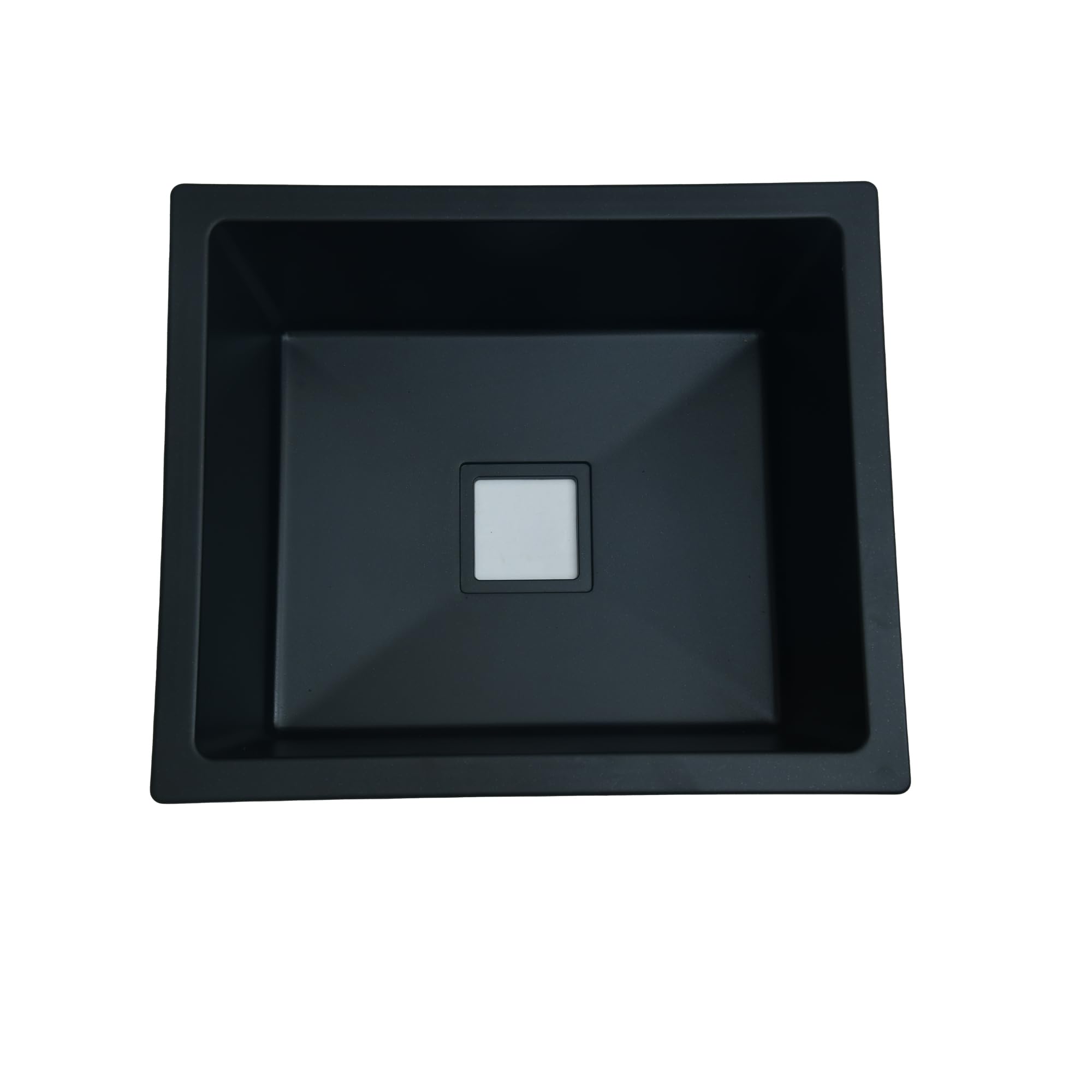 REMOTION Granite Sink with Drain Board - Matte Black -8 REMOTION Granite Sink with Drain Board - Matte Black -8
