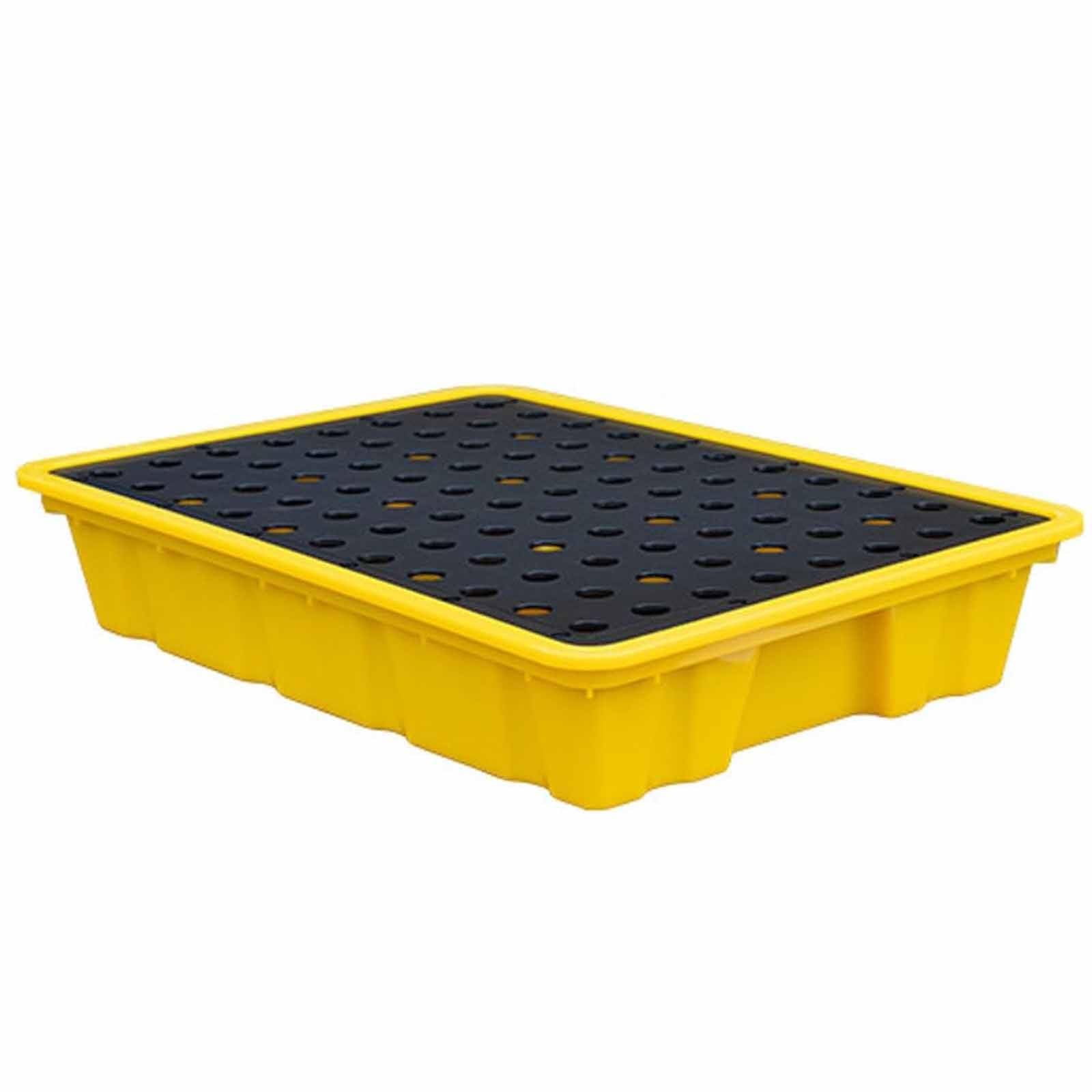 GYEQXKT Spill Containment Pallet for Oil Drum Storage with Drain and Anti-Slip Platform
