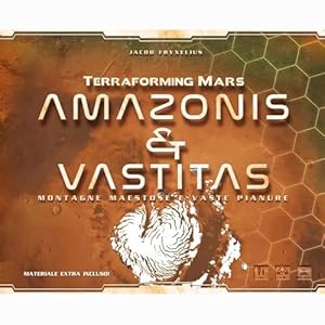 Stronghold Games – Terraforming Mars Amazonis & Vastitas – Strategy Board Game Expansion – for 1 to 5 Players and Ages 12+