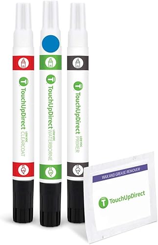 Miniatura 188 de TouchUpDirect 32J - Aerosol de pintura de retoque de obsidiana negra perla metálica compatible con Subaru Exact Match - Kit platino