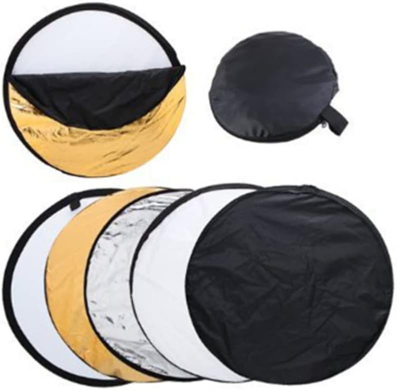 Portable 5-in-1 Round Photography Light Reflector Kit 80cm