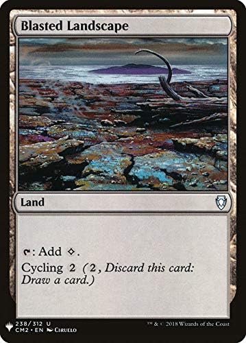 Magic: The Gathering - Blasted Landscape - Mystery Booster - Commander Anthology 2018