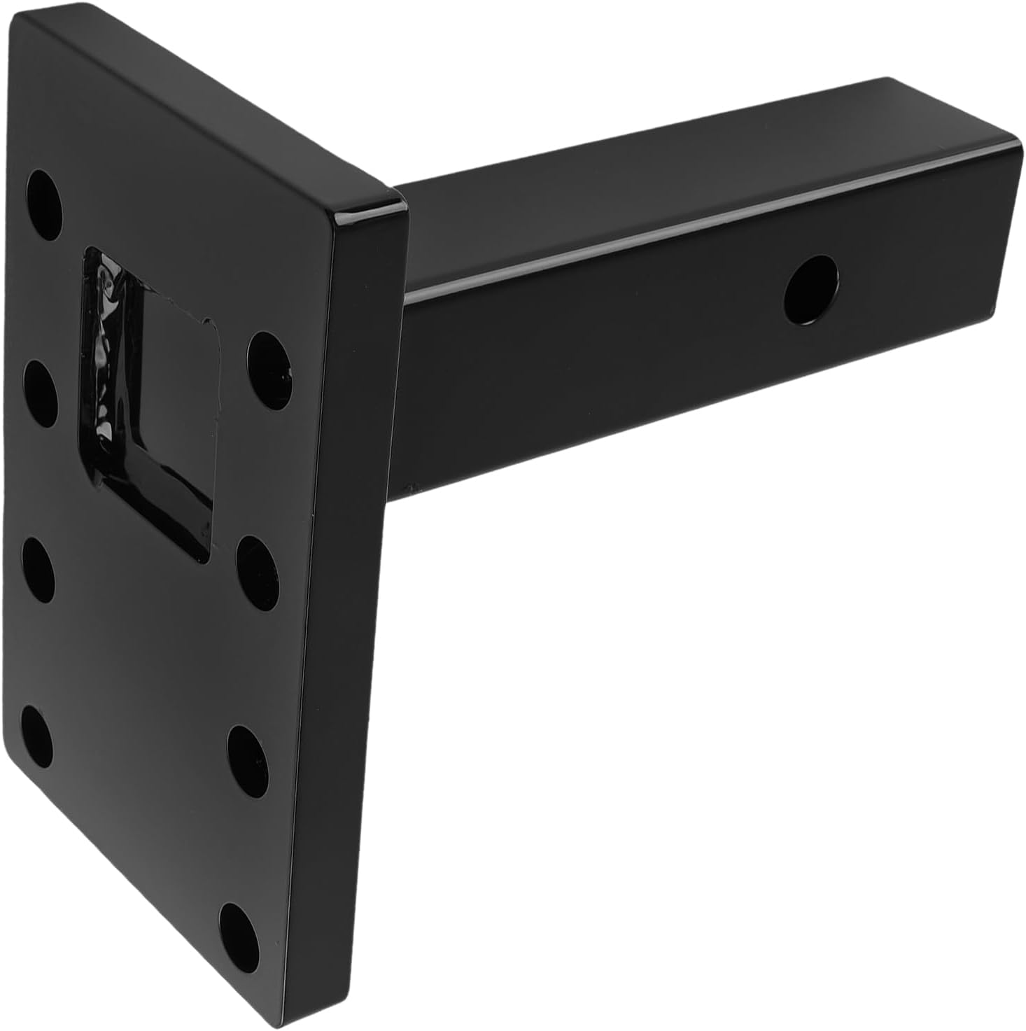 maXpeedingrods Pintle Hitch Mount Plate for 2" Hitch Receiver, Powder Coated Hitch Mounting Plate, Steel, 20,000 LBS
