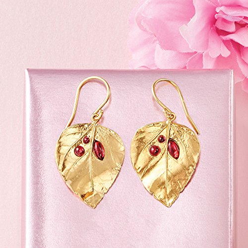 Ross-Simons 1.40 Ct. T.w. Multi-Stone Leaf Drop Earrings In 18Kt Yellow Gold Over Sterling #TOP2