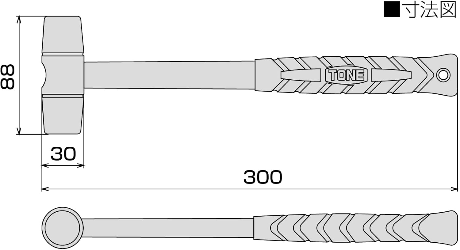 Tone BHAR-10 Brass Hammer 1lb