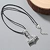 Chandler Vintage Viking Norse Thor's Hammer Necklace Pendant for Men Silver Celtic Knot Wolf Mjolnir Hip Hop Rapper Gift #4