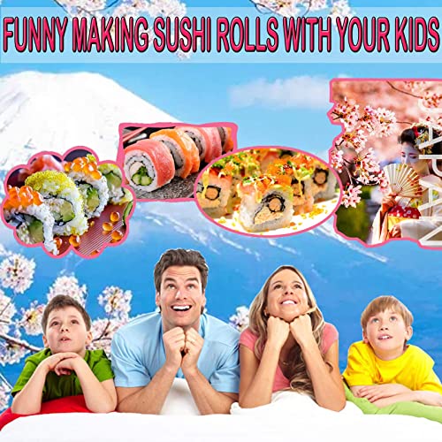 Thanice Rolo de Sushi Bazooka Durável Camp Chef Plástico de Grau Alimentício Saúde e Segurança Arroz