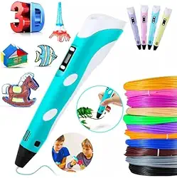 Caneta 3D Para Crianças Com Filamento – Caneta Impressão 3D - 110/220 Bivolt – Ajuste de Temperatura e Velocidade