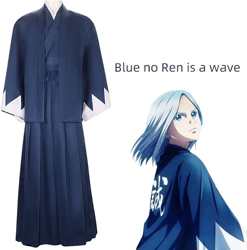Amazon.co.jp: [KC-COS] 青のミブロ コスプレ衣装 居合道 斎藤はじめ