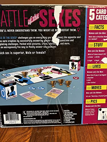 Battle of the Sexes juego de mesa para adultos miniatura 3