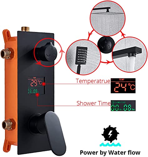 Système de douche numérique pour réguler la température sans risque de brûlure